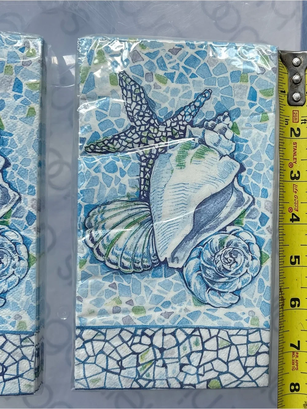 3 Packs Vintage CR Gibson Mosaic Shells HTF RARE designer napkins